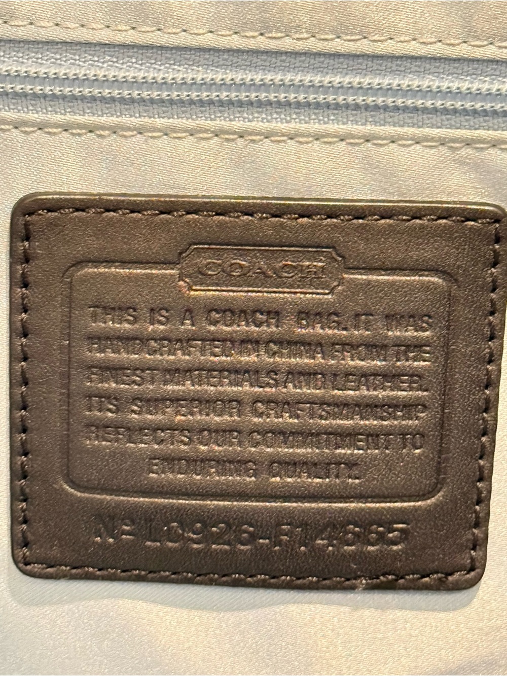 Vintage Coach Horse & Carriage Logo Canvas Leah Tote Shoulder Purse - Picture 3 of 16